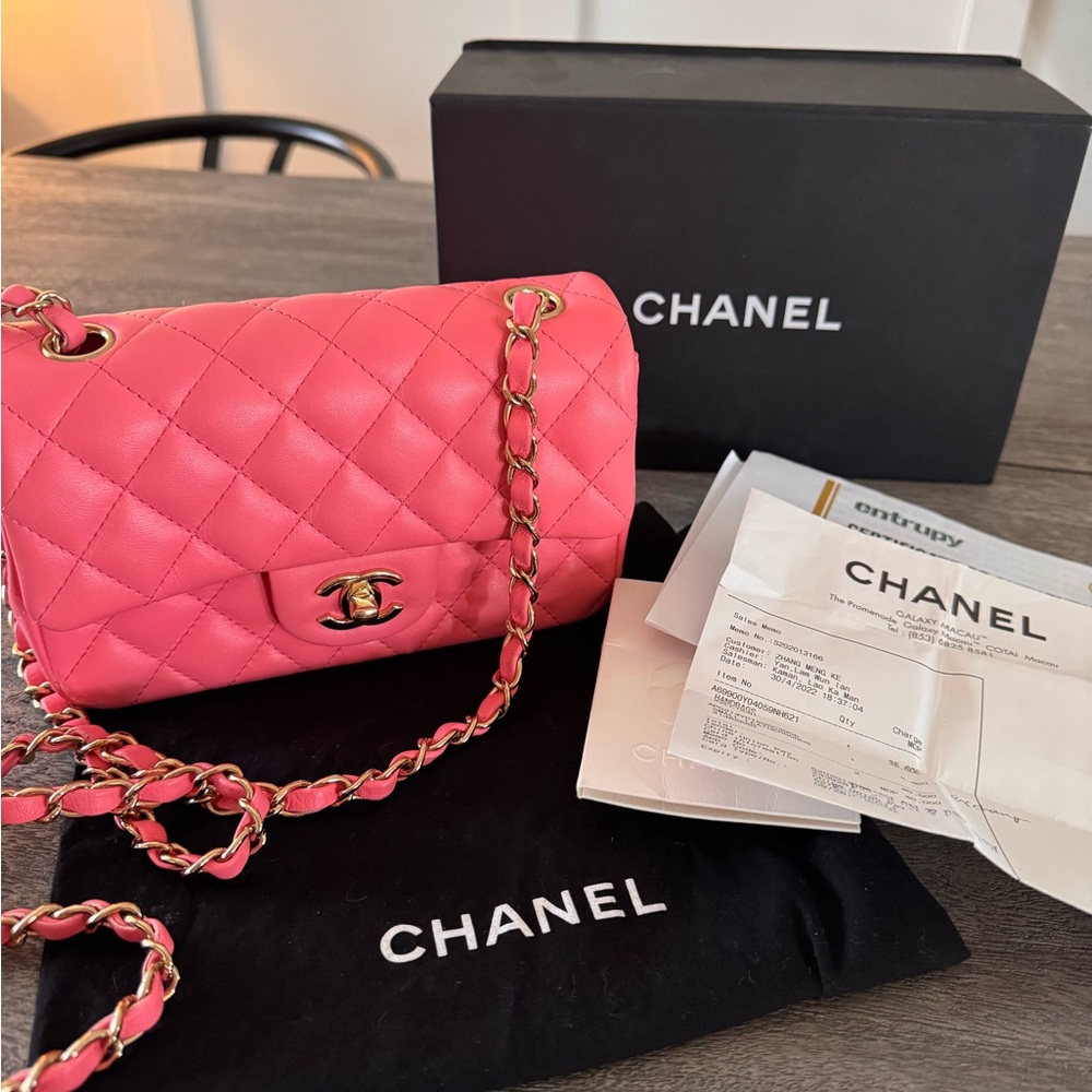 Chanel Pink Quilted Women's Bag